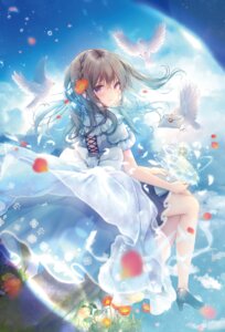 Rating: Safe Score: 12 Tags: azu_torako dress heels see_through skirt_lift User: Anonymous