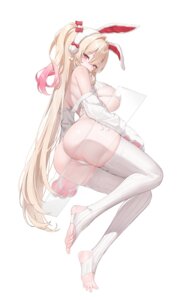 Rating: Questionable Score: 83 Tags: animal_ears ass bikini bunny_ears keibeam swimsuits thighhighs thong User: KenB