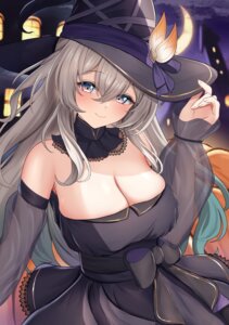dress firefly halloween honkai:_star_rail no_bra see_through shouhaku witch