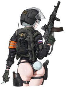 Rating: Questionable Score: 24 Tags: ass garter gun leotard sawkm smoking tail uniform User: Genex