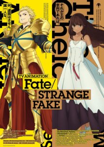 Rating: Safe Score: 8 Tags: armor dress fate/strange_fake gilgamesh_(fate) heels no_bra tagme tiné_chelc User: VigorousMMM