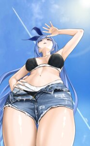 bikini chaesu minah_(chaesu) swimsuits torn_clothes