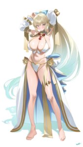 bikini fate/grand_order garter kurozawa_yui morgan_le_fay_(fate) swimsuits