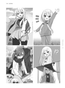 Rating: Safe Score: 8 Tags: business_suit chibi gym_uniform megane monochrome muninshiki pantyhose seifuku skirt_lift witch User: himeno_nanako