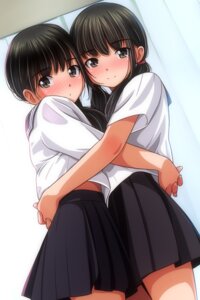 Rating: Safe Score: 10 Tags: matsunaga_kouyou seifuku symmetrical_docking yuri User: fleece111