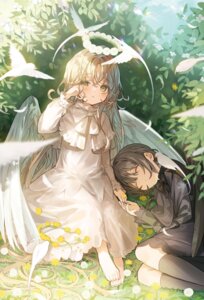 angel dress emori_miku_project kaisake wings