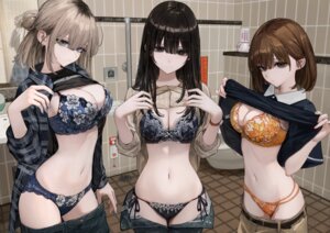 Rating: Questionable Score: 104 Tags: bra hashimoto_kokai lingerie open_shirt pantsu shirt_lift string_panties undressing User: Arsy