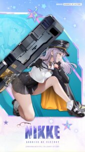 Rating: Questionable Score: 15 Tags: goddess_of_victory:_nikke heels megane neon_(nikke) skirt_lift tagme uniform weapon User: moonian