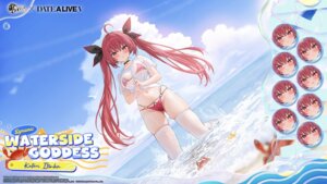 azur_lane bikini date_a_live expression itsuka_kotori see_through swimsuits tagme thighhighs wallpaper wet wet_clothes