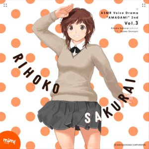 amagami disc_cover sakurai_rihoko seifuku sweater takayama_kisai