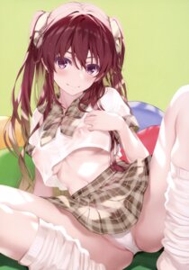 Rating: Questionable Score: 57 Tags: cameltoe comic_aun misaki_kurehito nipples no_bra pantsu see_through seifuku skirt_lift thong yuzuki_kanna User: fireattack