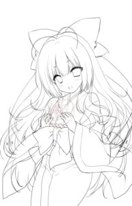 Rating: Safe Score: 5 Tags: kimono lump_of_sugar moekibara_fumitake nue sketch tayutama tayutama_2 valentine User: k25c2yf