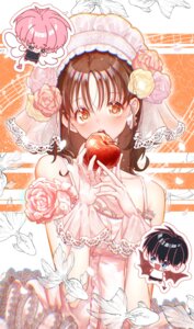 Rating: Safe Score: 1 Tags: chibi dress fukuhara_tamon hongse_guang kai_rintarou kinoshita_utage tamon-kun_ima_docchi!? User: VigorousMMM