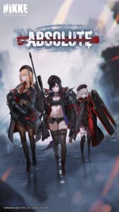 armor bodysuit bra emma_(nikke) eunhwa garter goddess_of_victory:_nikke gun open_shirt pantsu tagme thighhighs uniform vesti