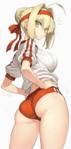 Rating: Questionable Score: 40 Tags: ass buruma fate/grand_order gym_uniform kamisato_sora nero_claudius_(fate) User: blooregardo