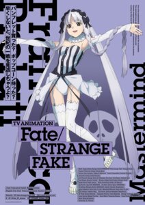 fate/strange_fake francesca_prelati_(fate) heels leotard no_bra stockings tagme thighhighs