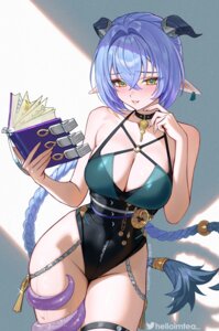 Rating: Questionable Score: 57 Tags: garter helloimtea horns leotard lucia_elowen no_bra pointy_ears see_through tentacles wet zenless_zone_zero User: Arsy