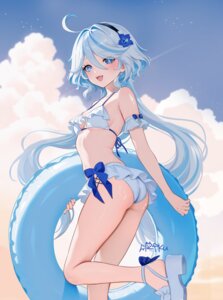 Rating: Questionable Score: 3 Tags: ass bikini furina genshin_impact heterochromia rrr_gns_(riuriu_1212) swimsuits User: BattlequeenYume