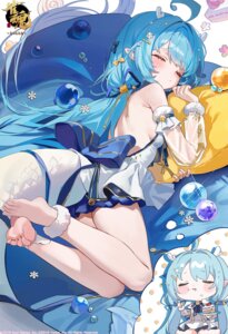 Rating: Questionable Score: 40 Tags: chibi cream dress horns lin_lang loli majsoul no_bra pointy_ears riko_(rik0ring) see_through tail User: himeno_nanako