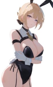 Rating: Questionable Score: 31 Tags: animal_ears bunny_ears bunny_girl evelyn_chevalier no_bra pige_pig tail zenless_zone_zero User: VigorousMMM