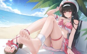 Rating: Questionable Score: 63 Tags: bandaid bikini chisa eryuhe feet garter heels see_through skirt_lift swimsuits wet wuthering_waves User: Arsy