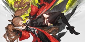 Rating: Safe Score: 21 Tags: angelina_(arknights) animal_ears arknights arknights:_endfield garter heels lm7 stockings tail thighhighs User: Genex