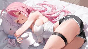 chano39 garter indie_virtual_youtuber no_bra tail