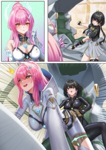 Rating: Questionable Score: 20 Tags: aemeath bodysuit cosplay cruzvu darling_in_the_franxx dress garter no_bra rover_(female) seifuku tattoo wuthering_waves User: charunetra