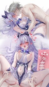 Rating: Explicit Score: 43 Tags: breasts censored cum erect_nipples garter nipples penis pointy_ears pottsness pussy pussy_juice see_through sex swimsuits vivian_banshee wet wise_(zenless_zone_zero) zenless_zone_zero User: lacepanties