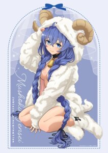 Rating: Questionable Score: 51 Tags: animal_ears horns kojima_hirokazu mushoku_tensei no_bra open_shirt pajama roxy_migurdia tail User: VigorousMMM