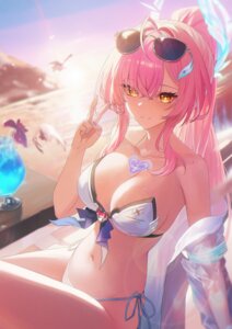 Rating: Questionable Score: 37 Tags: aemeath bikini jiang_ye_kiri megane see_through swimsuits tattoo wuthering_waves User: VigorousMMM
