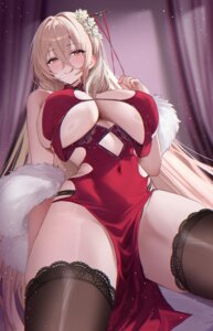 Rating: Questionable Score: 21 Tags: akipopopopoon asian_clothes azur_lane implacable_(azur_lane) lingerie no_bra pantsu thighhighs User: Arsy