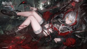Rating: Questionable Score: 21 Tags: arknights garter gun horns lm7 tail tattoo torn_clothes w_(arknights) wallpaper User: Genex