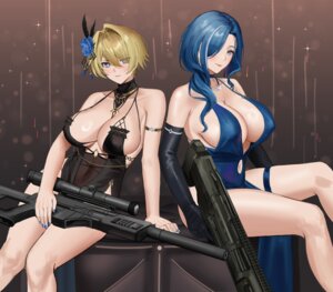 Rating: Questionable Score: 16 Tags: anoreika_tomoe dp-12_(girls_frontline) dress erect_nipples garter girls_frontline girls_frontline_2:_exilium gun no_bra nopan see_through vsk-94_(girls_frontline) User: Genex
