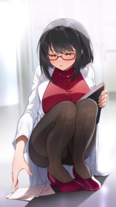 cameltoe heels megane mk pantsu pantyhose see_through skirt_lift takafuji_kako the_idolm@ster the_idolm@ster_cinderella_girls