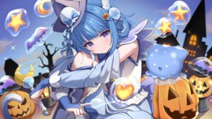 Rating: Safe Score: 18 Tags: animal_ears halloween indie_virtual_youtuber kurageu_roa nekomimi skirt_lift summer_tail720 tail wallpaper weapon witch User: Anonymous