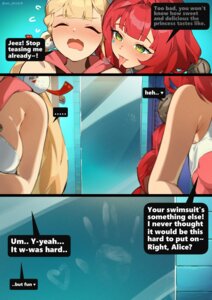 alice_thymefield nashidrop pussy_juice swimsuits tattoo ukinami_yuzuha yuri zenless_zone_zero