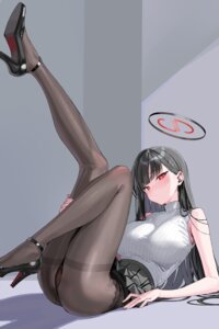 Rating: Questionable Score: 25 Tags: blue_archive halo heels pantsu pantyhose see_through shiliu_xian_xian_xian skirt_lift sweater thong tsukatsuki_rio User: KenB