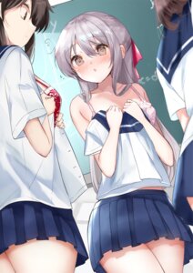 Rating: Questionable Score: 32 Tags: bra breast_hold hamaken. lingerie loli open_shirt seifuku undressing User: himeno_nanako Rating: Questionable Score: 32 Tags: bra breast_hold hamaken. lingerie loli open_shirt seifuku undressing User: himeno_nanako