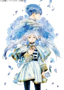 abe_tsukasa dress elf frieren himmel pantyhose pointy_ears sousou_no_frieren