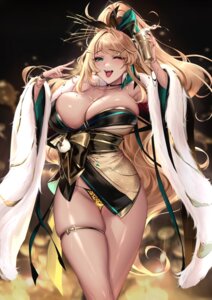 Rating: Questionable Score: 23 Tags: bikini cianyo garter goddess_of_victory:_nikke japanese_clothes no_bra rupee_(nikke) swimsuits User: Arsy