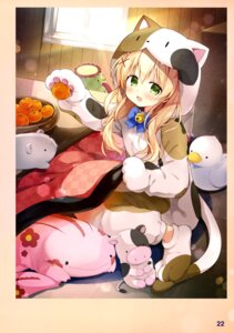 Rating: Safe Score: 18 Tags: animal_ears key nagayama_yuunon nekomimi pajama sheets summer_pockets tail tsumugi_wenders User: drop