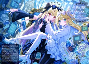 akabane heels lolita_fashion mecha_musume skirt_lift thighhighs