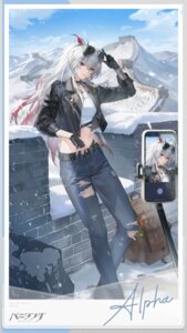 alpha_(punishing:_gray_raven) heterochromia megane punishing:_gray_raven tagme torn_clothes