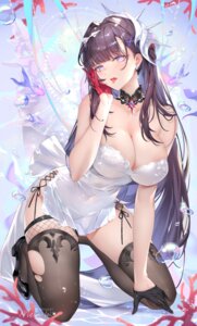 Rating: Questionable Score: 68 Tags: fishnets heels honkai:_star_rail hysilens melailai no_bra nopan thighhighs torn_clothes User: Arsy