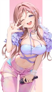 Rating: Questionable Score: 10 Tags: gakuen_idolm@ster himesaki_rinami kainown no_bra the_idolm@ster thighhighs wet User: Spidey
